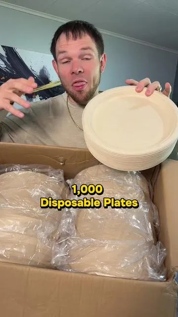 We do a lot of cookouts and we hate doing the dishes, so this was perfect  #disposableplates #cookout #bbq #summervibe #tiktokshopcreatorpicks  