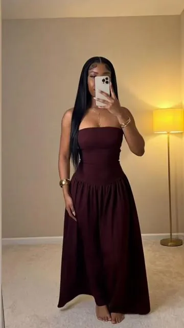The elegance in this dress 😍
