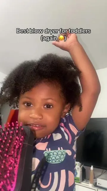 #blowdryerbrush #toddlerhair 