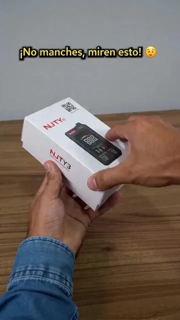 Multímetro digital Njty T3, rango automático, voltaje y resistencia, recargable, detección de cable vivo #smartphone #camera #preblackfridayméxico #digitalmusthave #musthaveauto #aspiradorainalambrica #blackfridayentiktokshop😍💞😍😍 #householditems #smartwatches #xiomismartband9