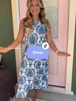 Super cute lightweight and forgiving dress for vacation that’s actually affordable! @WIHOLL FASHION  