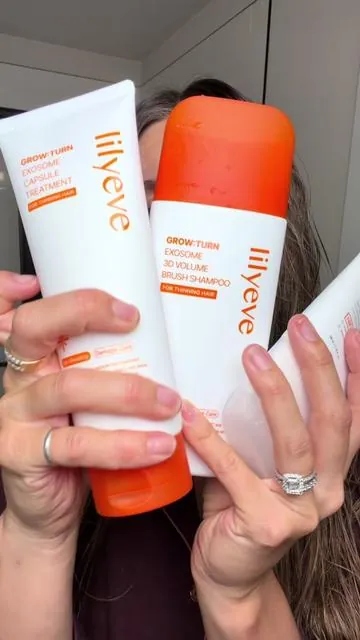 extra volume and scalp care all in one easy done for you routine @LILYEVE GLOBAL #LilyEve #hairgrowthjourney #hairtok #brushserum #koreanscalpcare 
