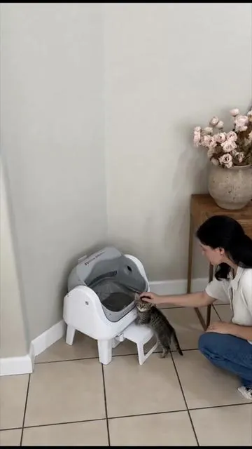 El arenero que necesitas para tus gatitos 🤎😌✨  #petpivot #autoscooper #tiktokshopmemorialday #microinfluencer 