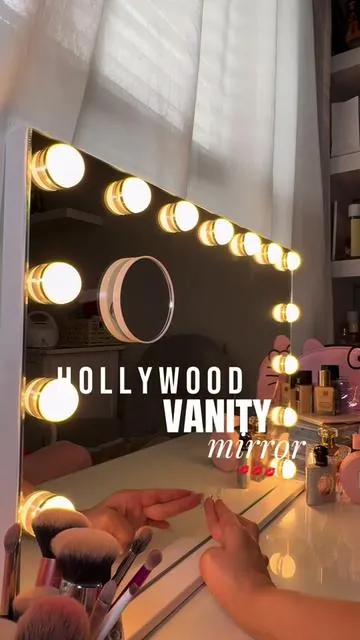 #vanitymirror #hollywoodvanitymirror #vanitymakeup #fypシ #tiktokshop 