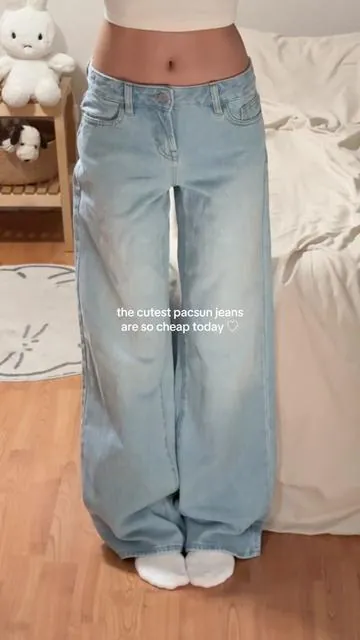 #pacsun #lowrisebaggyjeans 