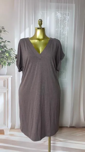 So compy!!!☁️#plussize #dress #shirtdress #comfortable #pajama #sleepwear #spotlightfinds #dealsforyoudays #summerwins #tiktokshopdealsforyoudays 