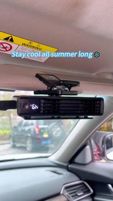 Cool down your car interior fast. 🚗❄️⚡️#tiktokshopdealsforyoudays #Summervibes #coolingfan #Summerwins #airconditioner