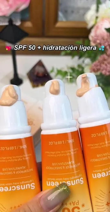 😍 Sin maquillaje, piel perfecta 🌟#SummerVibes#mothersdaygifts#protectorsolar#base#concealercream  
