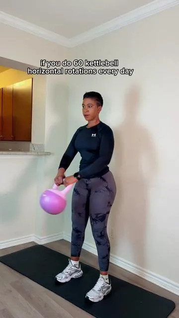 No gym needed. just one kettlebell for a full body burn. #summervibes #tiktokshopdealsforyoudays #kettlebellworkout #tiktokshopcreatorpicks #homeworkout 