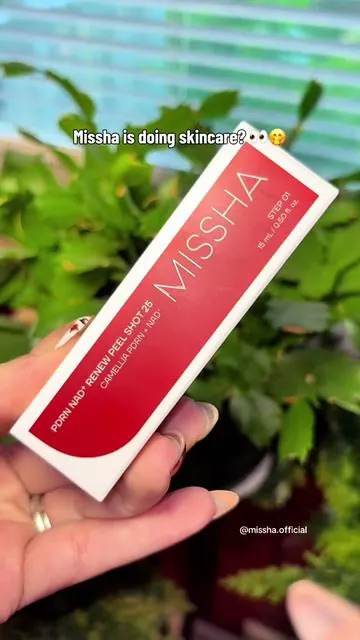 NEW Missha PDRN NAD Renew Peel Shot - @missha.official  #missha #peelingsolution #skincareroutine #pdrn #newproduct 