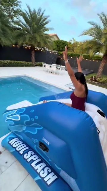 Inflable para la piscina #fyp #tiktokshop #swimming #inflable #pool 
