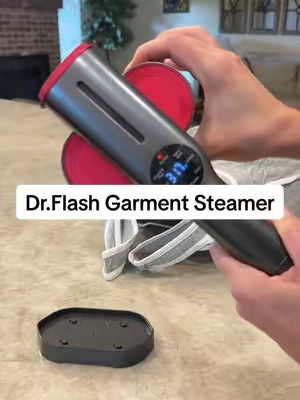 this affordable 2-in-1 garment steamer makes getting ready so much easier 🤍 @Dr.Flash shop  #garmentsteamer #portablesteamer #steamer #drflash #travelsteamer 