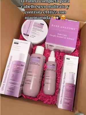 ‼️😱Descuento‼️😱@Bare Anatomy Haircare Bare Anatomy Ultra Smoothing Hair Trio – Shampoo, Mask & Serum