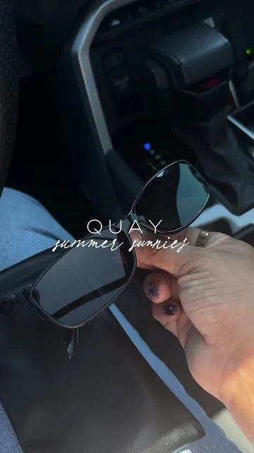 🖤🖤 #quay #quayaustralia #tiktokshopsummerturnup #sunnies #sunglasses 