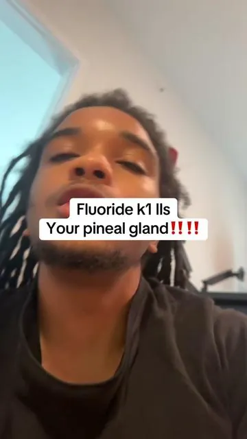 Fluoride is the enemy and most people don’t know. It affects your pineal gland. That’s why I got this fluoride free toothpaste, it’s been a game changer for me!