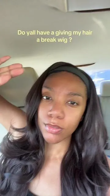 4 braids moisturized to the back #headbandwig #easywigs #begginerwigs 