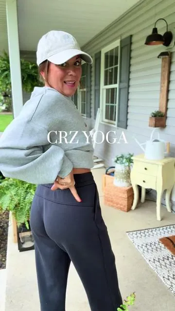 2 inseam length options!!! 👏🏻👏🏻👏🏻 @CRZ YOGA #crzyoga #widelegpants #sweatpants #widelegsweatpants #tiktokshopcreatorpicks 
