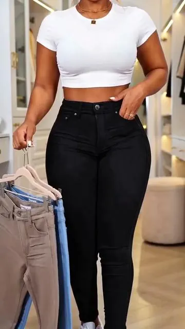 High-Waist Stretchy Skinny Pants,Multi-Color Curvy-Fit Pants#pants #womenpants #skinnypants #leggings #ootd #womenfashion #tiktokmademebuyit #tiktokshopdealsforyoudays #spotlightfinds 