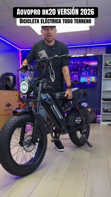 Aprovechen la temporada en la versión renovada 2026 de Aovopro Bk20 #ebike #tiktokshopcreatorpicks #tiktokshopstockup #SummerVibes #tiktokshopdealsforyoudays  