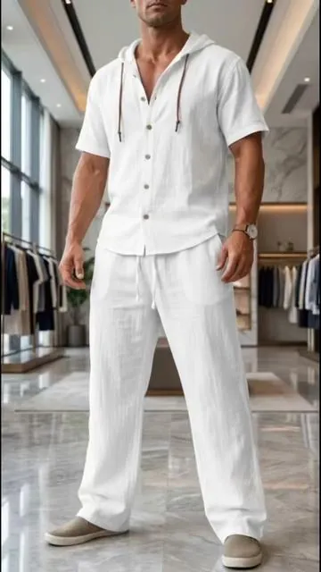 #linen #menstwopieceset #menswear #tiktokmademebuylt #tiktokshop 