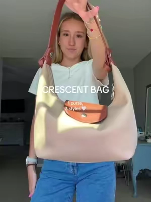 #tiktokshop #tiktokshopfinds #purse #crescentbag #3in1bag 