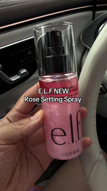 e.l.f. Power Grip Rosé Setting Spray gives your makeup that fresh, glowy finish while helping your look stay put. Perfect as the final step when you want your skin to look dewy, refreshed, and locked in. #elfCosmetics #PowerGripRose #SettingSpray #dealsforyoudays #tiktokshopsummerturnup 
