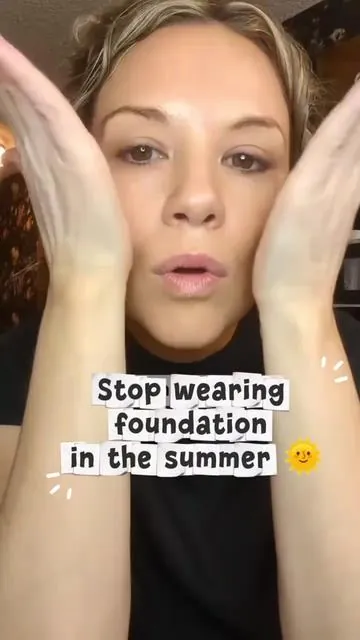 Your skin deserves better than melting foundation this summer. Lightweight, breathable, glowy, SPF-packed, and one shade = no guessing. ✨  #nofoundationmakeup  #summerroutine #glowyskin #summervibe #spftintedmoisturizer 