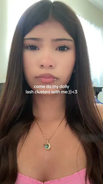 love these🥹🪷. #lashclusters #dolly 