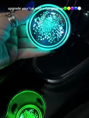 Way too fun.. talk about an upgrade glow up💜💚🩷🩵💛#car #caraccessories #GlowUp #led #tiktokshopcreatorpicks 