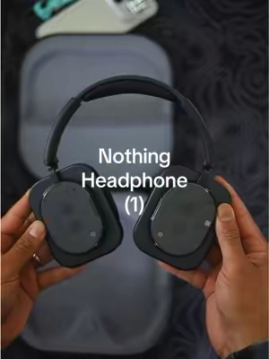 The Nothing Headphone (1) hits different 🔥 Transparent design that turns heads, not boring plastic. KEF-tuned sound so you actually hear detail, not just bass. ANC that shuts the world out when you need focus. And battery life that basically refuses to die. No gimmicks. Just clean design + real performance. 🎧 Nothing Headphone (1) = style + sound without the fluff. #nothing #NothingHeadphone1 #Headphones #TechTok #AudioGear  