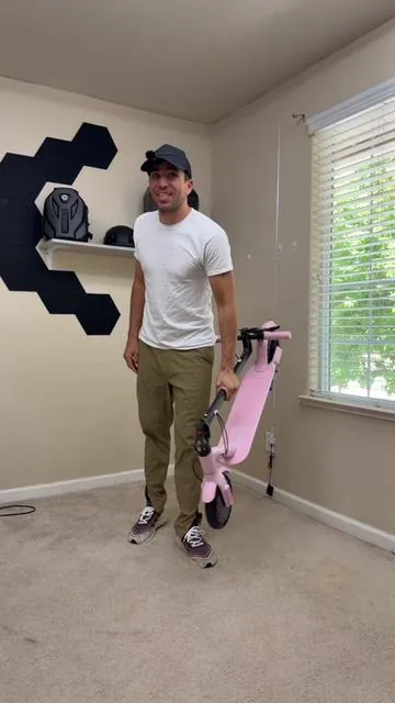 It's back for a limited time, don't miss out! #pink #scooter #ebike 
