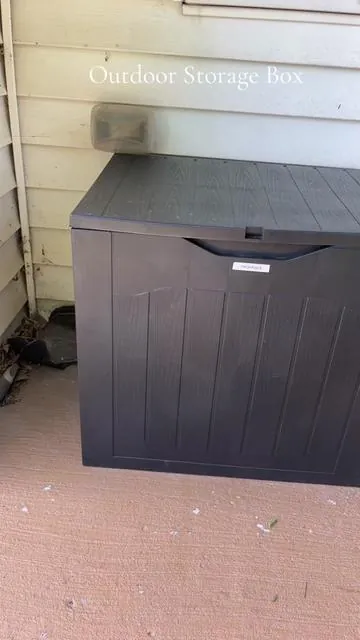 Outdoor Storage Box #outdoorbox 