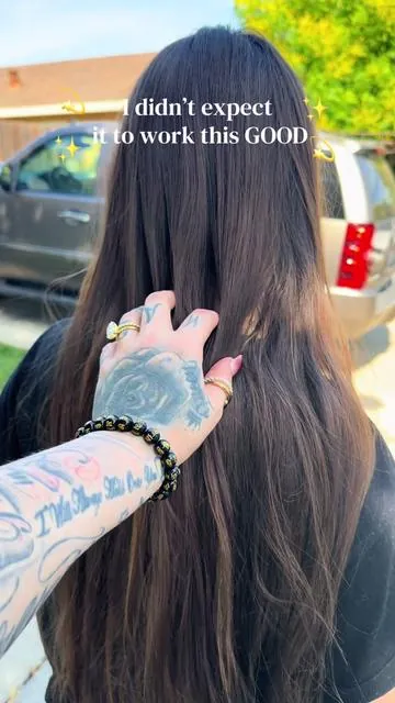 POV: your hair starts looking expensive after one wash 🤍✨ #HairMask #HairCare #HairTransformation #HealthyHair #HairRoutine  