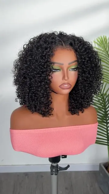 This curly wig is the ticket 😍 and it’s only $55‼️#hairstyle #gluelesswigs #wigtok #frodiohair #newarrivals #curlywig #fyp #summerlooks #wiginstall #naturalhair