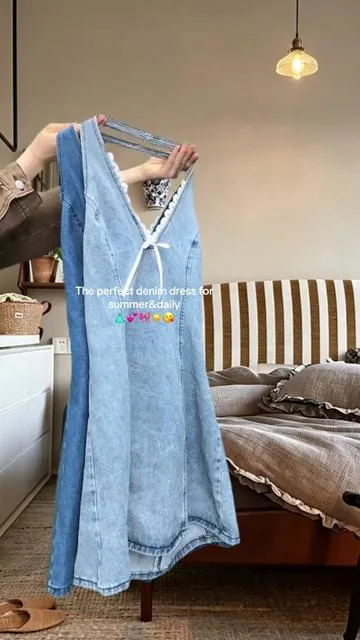 #dress #denimdress #summervibe #tiktokshopmemorialday #dealsforyoudays 