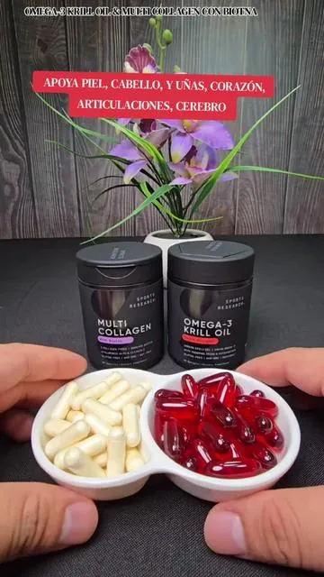 Krill Oil, Omega3 y astaxantina y Multi Collagen mejora la vista, el enfoque,  concentración, enfoque, trigliceridos, piel, cabello y uñas #aceitedekrill #collagen  #multicollagen #summerVibes  #tiktokshopmemorialday 