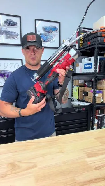 Grease up  quickly with Diytoolifz 12000 PSI grease gun that works with your M18 batteries. With a rotating handle and multiple coupling adapters. #diytoolifz #powertools #milwaukee #m18 #cordlesstools 