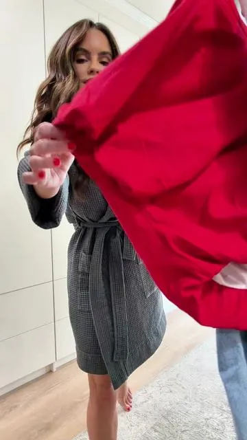POV: you found the perfect summer outfit ❤️☀️ This red oversized tee + light wash wide leg jeans + lace up sandals is the effortless casual chic look I’ll be wearing on repeat all summer. Comfy, flattering, and giving coastal cool girl energy. Click the shopping cart to shop! #summeroutfit #casualoutfit #widelegjeans #tiktokmademebuyit  #creatorsearchinsights 