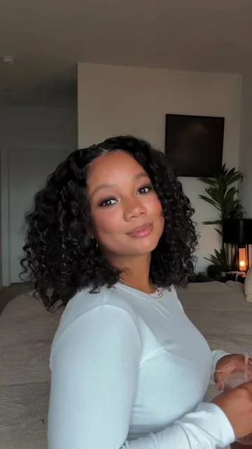 short & wavy all summer ☀️ #curlyhair #hairgrowth #wig #hairloss #hairinspo 