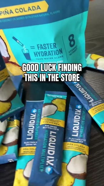 Pins colada liquid iv always sells out in the summer time ☀️💦🥥🍍 @Liquid I.V. #electrolytes #hydration 