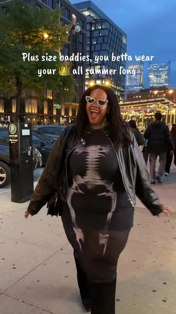 👑 this mesh dress is in an XXL on my size 3X/20/22 body. I’m 5ft 9in and 325 lbs of pure royalty. Enjoy summer while you can lovelies! #dealsforyoudays #summervibes #meshdress #newdropsforyou #plussize 