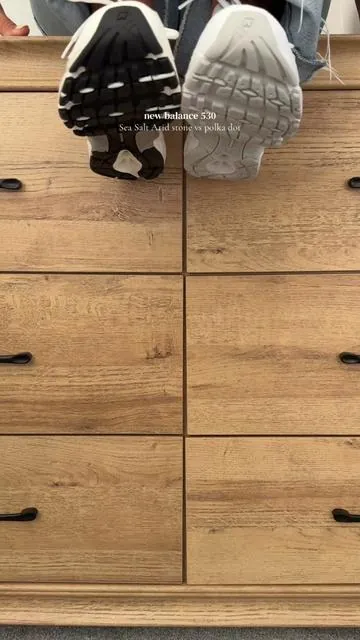 which one is you??! #nb530 #newbalance530 #polkadotnewbalance #sneakerscomparison 