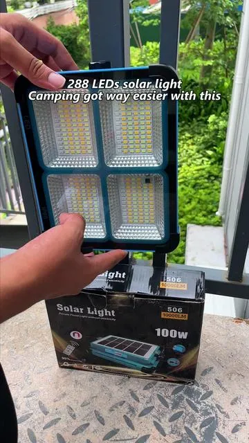 288 LED Power for Outdoor Nights ⚡ #solarpanel #outdoorlight #powerbank #solarfloodlight #fyppppppppppppppppppppppp 506-0526-1-ccy 