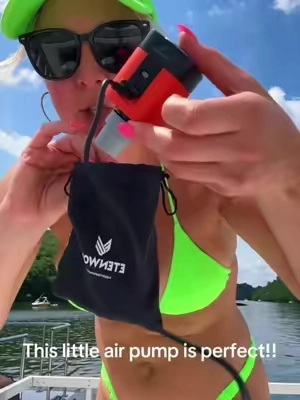 This compact air pump is perfect for boats where you don’t have space for all those big pumps with cords. #compact #airpump #gadgets 