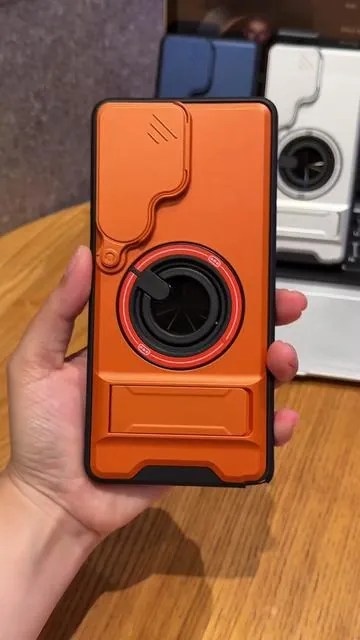 Shockproof Magnetic Case with Slide Camera Lens Protector For Samsung GalaxyS25/S24/S23/S22/ S21 Ultra Plus Rotating Ring Holder.#samsunggalaxyphonecase#CaseMagneticoGalaxyProteccionCompleta