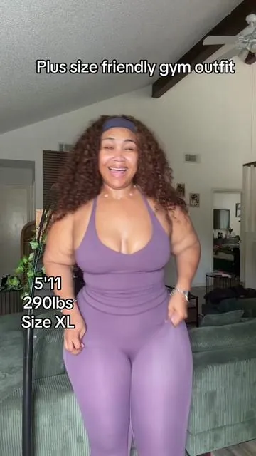 Plus size friendly gym outfits 😍 so fire! @MASKERT GIRL #gym 