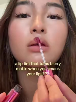 she’s so pretty #timephoria #liptint #lipstain #mattelip #blurryliptint 