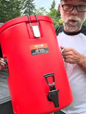 VEVOR Stainless Steel Insulated Beverage Dispenser 4.5 Gallon Capacity, Got Or Cold #campinglife #colddrinks #partyessentials #dealsforyoudays #tiktokshopcreatorpicks @VEVOR Outdoor Store @VEVOR Store 
