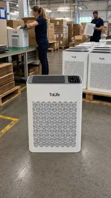 Tired of indoor air worries? Level up your home's air quality with the ToLife TZ-K2 Air Purifier! 🌬️ Perfect for large spaces up to 1095 sq ft, this powerhouse uses a HEPA filter to capture smoke, pollen, and pet dander. Stay informed with the PM 2.5 display and let the auto mode handle everything. Plus, set it and forget it with the convenient timer function. Grab this exclusive livestream offer while you can! Tap the orange button to get yours and enjoy cleaner, fresher air. ✨ #fyp #foryourpage #dealsforyoursdays #AIGC #Moras