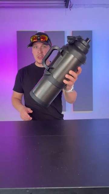 this thing is MASSIVE #waterbottle #tumblersoftiktok #tumbler #titanwaterbottle #dealsforyoudays 